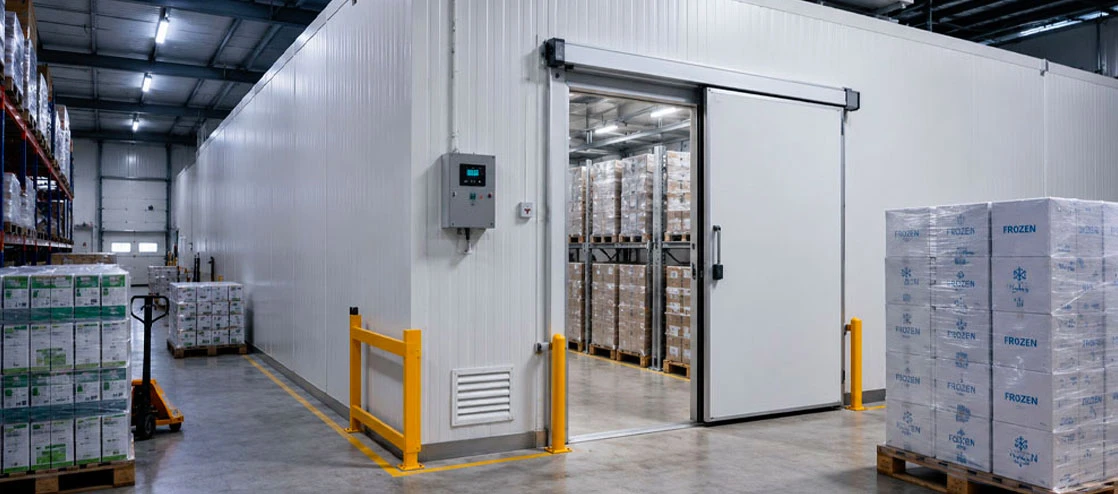 Magazzino frigorifero per logistica e stoccaggio refrigerato