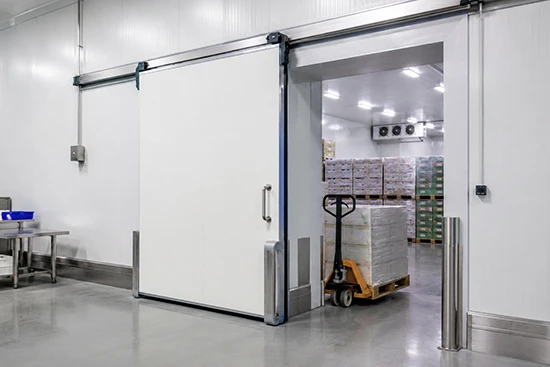 Porta isotermica scorrevole
